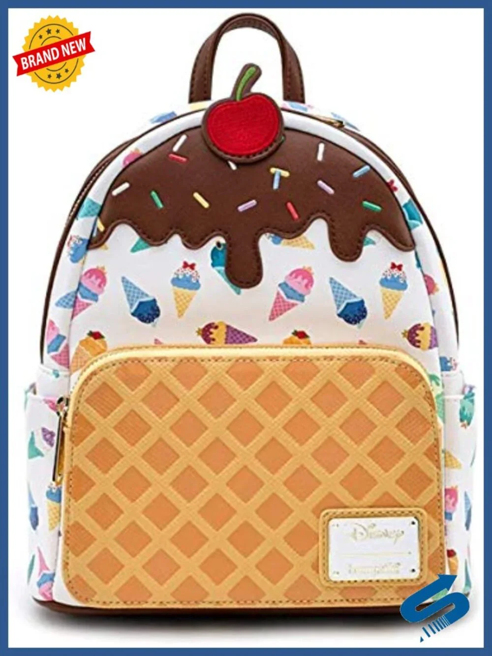 Loungefly Disney Princess Ice Cream Mini-Backpack Faux Leather Daypack